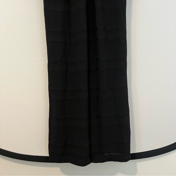 Julia Jordan Black Long Sleeve Tie Neck Jumpsuit. Size 6. - Picture 10 of 16